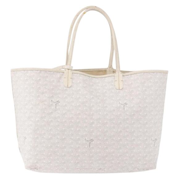 Goyard Handbags - Goyard Herringbone Saint Louis PM Tote White